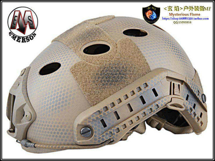 Emersongear/爱默生 FAST-PJ快反战术头盔 空降垂降索降头盔 户外