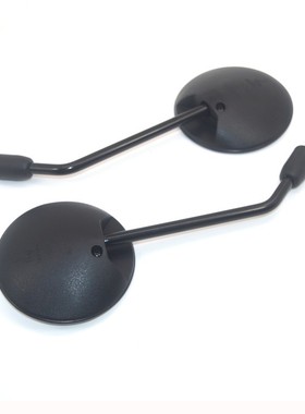 适用国四雅马哈踏板车JOGi125巧格i旭鹰福颖改装复古后视镜圆形镜