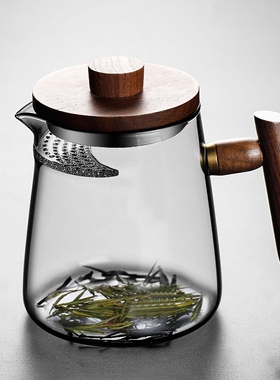 加厚玻璃月牙公道杯茶漏过滤一体绿茶专用玻璃杯功夫泡茶分茶器杯