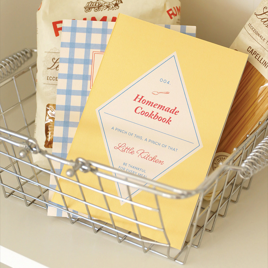 韩国Paperian复古自制食谱书DIY菜单本制作记录厨房料理笔记本ins