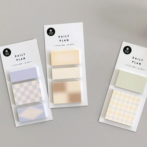 韩国suatelier日常工作记事便签组粘贴式日程计划留言便条便