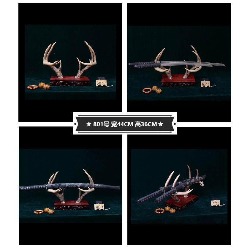 实木底座 东北鹿角工艺品刀剑架 武士宝剑剑架 家具摆件弓箭架,特色手工艺,剑架/剑托,淘宝优惠券,粉丝福利购,淘宝优惠卷