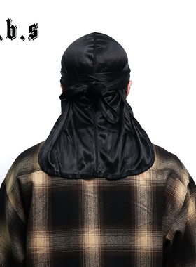 Silky durag 丝绸基础经典款街头嘻哈说唱街舞hiphop黑人长尾头巾