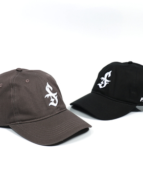 FBS Brand 原创美式街头复古刺绣棒球帽嘻哈弯檐遮阳滑板BBOY帽子