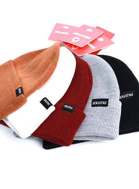 SOULSTYLE原创嘻哈街舞滑板说唱RAP针织线帽街头bboy男女冷帽
