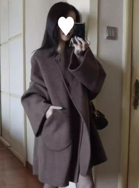 正流行呢子大衣女2026新