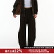 女25秋冬新款 MAKE IF涌现系列休闲宽松加绒小弯刀裤