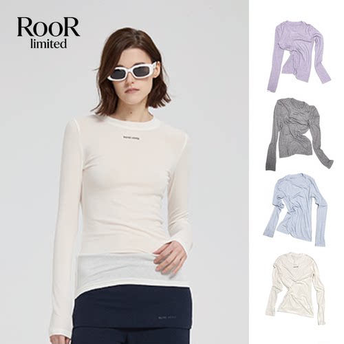 MONOVERSE多色基础羊毛长袖T恤