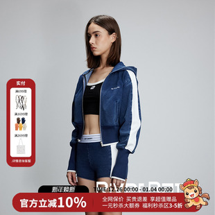 新款 25秋季 FLEURANT侧边白条针织牛仔外套短裤 JAC