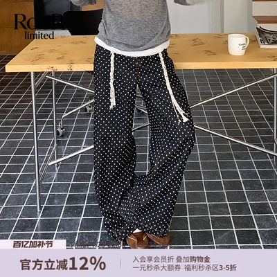 【现货】YANAG百搭宽松倒装腰头牛仔裤水洗长裤女26春夏新款