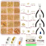 Браслет из бисера ручной работы, набор, аксессуары, колечки для украшений и бижутерии, комплект, 15 ячеек, DIY, делается под заказ