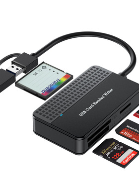 USB3.0四合一Type-C读卡器