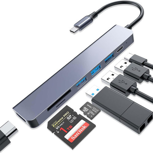 Type-C七合一扩展坞HDMI/USB