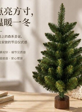 PVC尖头圣诞树胶盆底座摆件