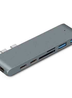 双type-c转hdmi拓展坞 usb3.1雷电C扩展坞七合一集线器 pro转换器