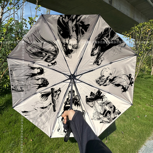 魔道祖师周边晴雨伞魏无羡痛伞自动防紫外线雨伞防晒伞生日礼物