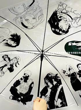 火影忍者二次元周边雨伞动漫绘画痛伞鸣人佐助高颜值折叠雨伞