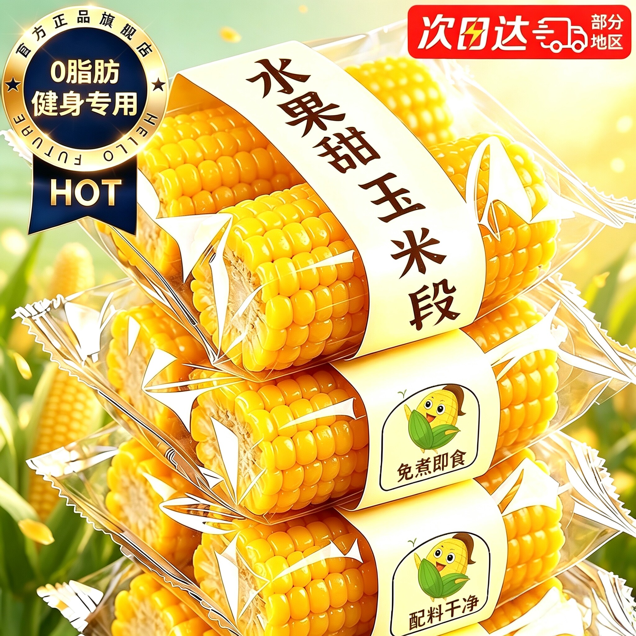 即食水果玉米段真空装包装袋