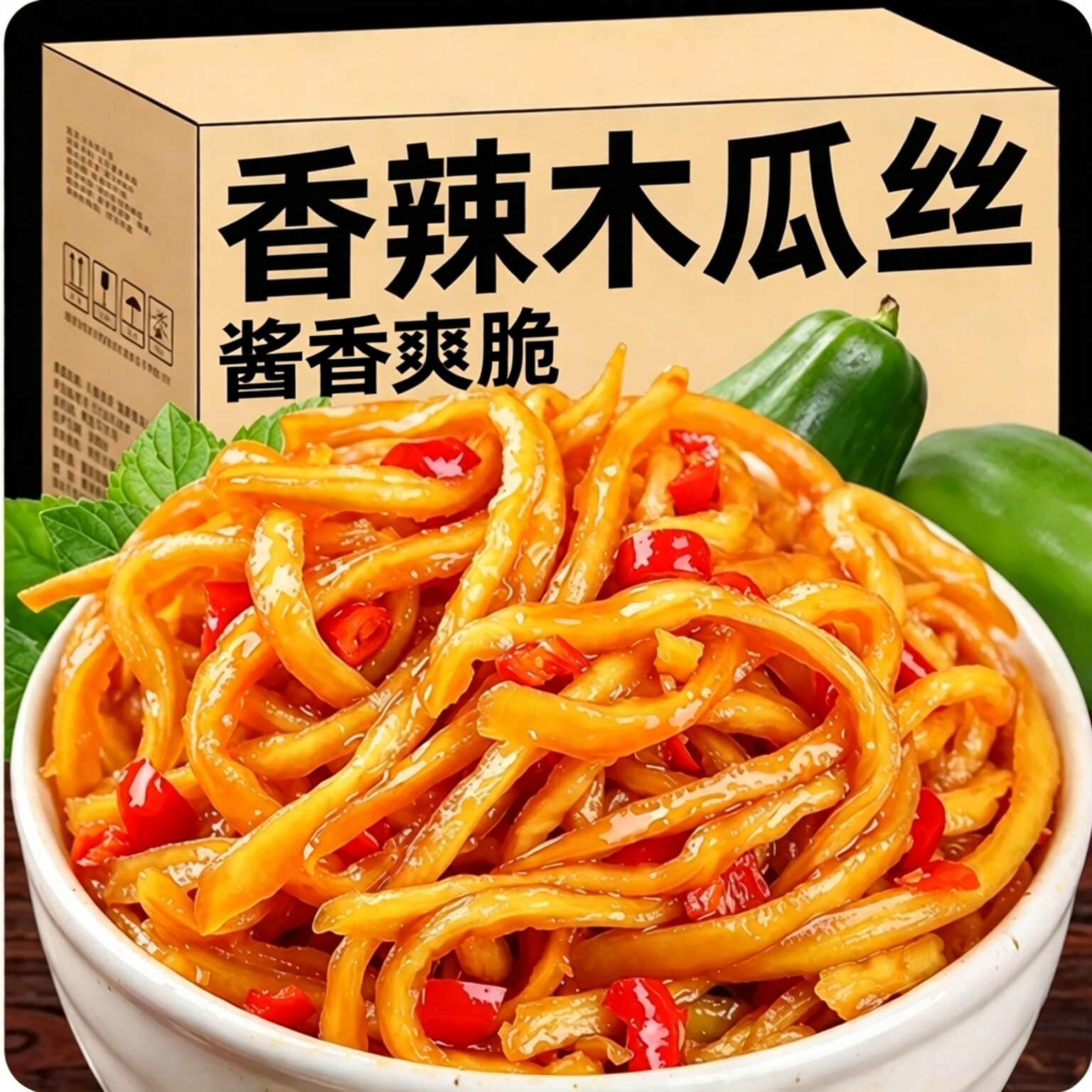木瓜丝下饭菜酱菜小咸菜榨菜