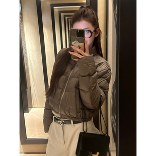 云朵吐司实用精致感小版 shop 显瘦排骨90白鸭绒羽绒服 yaya Here