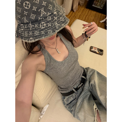 Here yaya shop 6.6 半永久背心版型牛牛遮副乳天丝羊毛工字背心