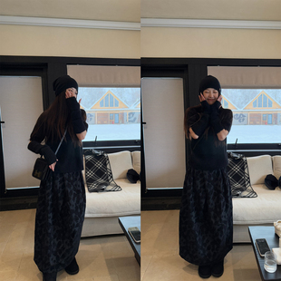 富家千金高端线特殊提花工艺气质老钱气球半身裙 shop Here yaya