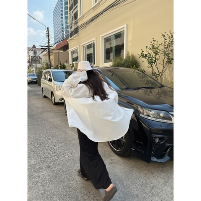 Here yaya shop 3.3 淡人松弛穿搭刚需经典慵懒感大大件衬衫