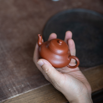 精品宜兴紫砂壶纯手工稀有生砂老朱泥 吴澄 小君德 功夫茶利器