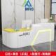 简约吧台收银台转角店铺柜台商用服务台公司前台办公桌接待台定制