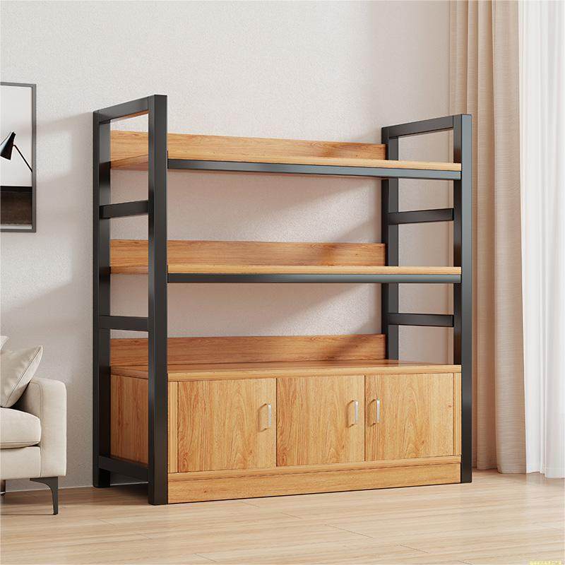 书架置物架落地客厅矮柜子储物柜靠墙一体转角书柜家用货架展示架