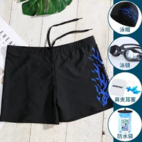 Đồ bơi nam smash-Proof năm điểm phẳng chuyên nghiệp thiết bị đồ bơi lớn quần bơi nam quần bơi mũ bảo hiểm phù hợp - Nam bơi đầm quần bơi nam đẹp