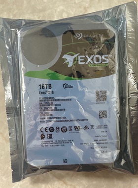 ST希捷 16T ST16000NM000J X18代银河系氦气NAS台式机硬盘监控16T