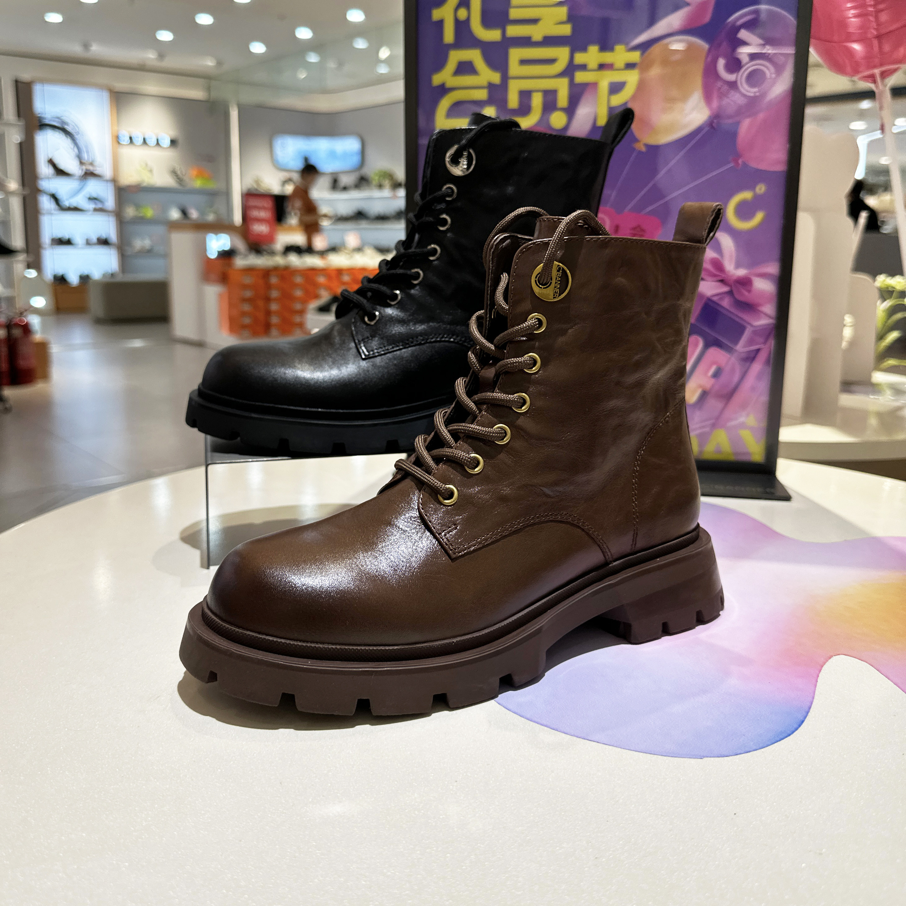 千百度马丁靴专柜同款新品热销