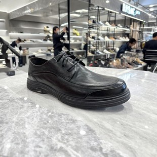 专柜正品 千百度男鞋正装商务真皮系带通勤皮鞋英伦风 A26176620