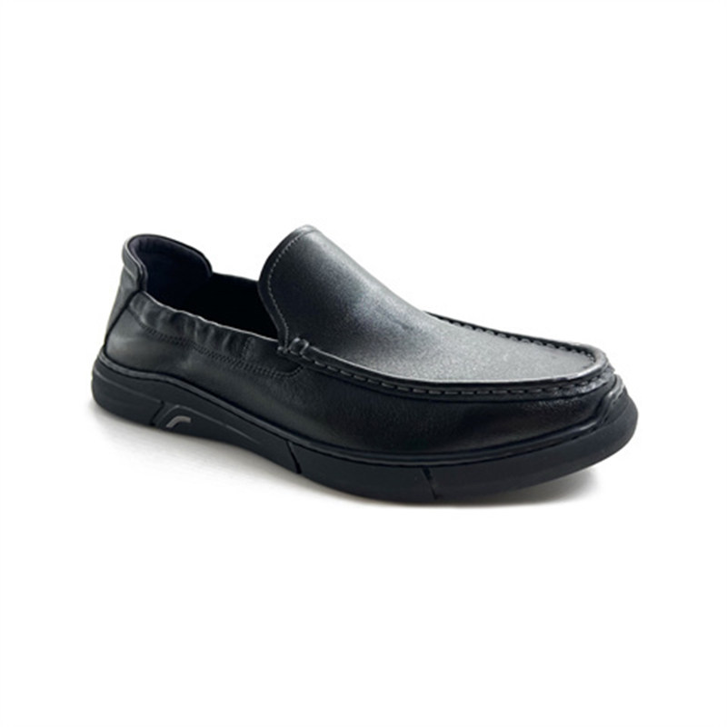 千百度男鞋豆豆鞋皮鞋真皮2025新款春正装商务男款正品A25128501