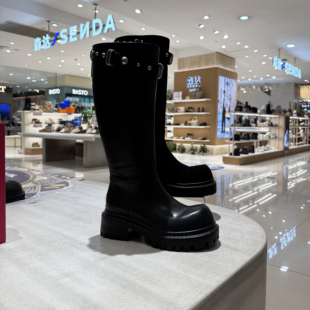 米奥长筒靴女士高筒靴2025新款秋M255852118M256852118M255852199