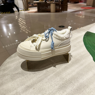 专柜正品MIO米奥女鞋厚底小白鞋女2026新款休闲运动鞋M256524133