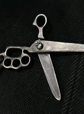 白木黑冰男女925银饰项链吊坠