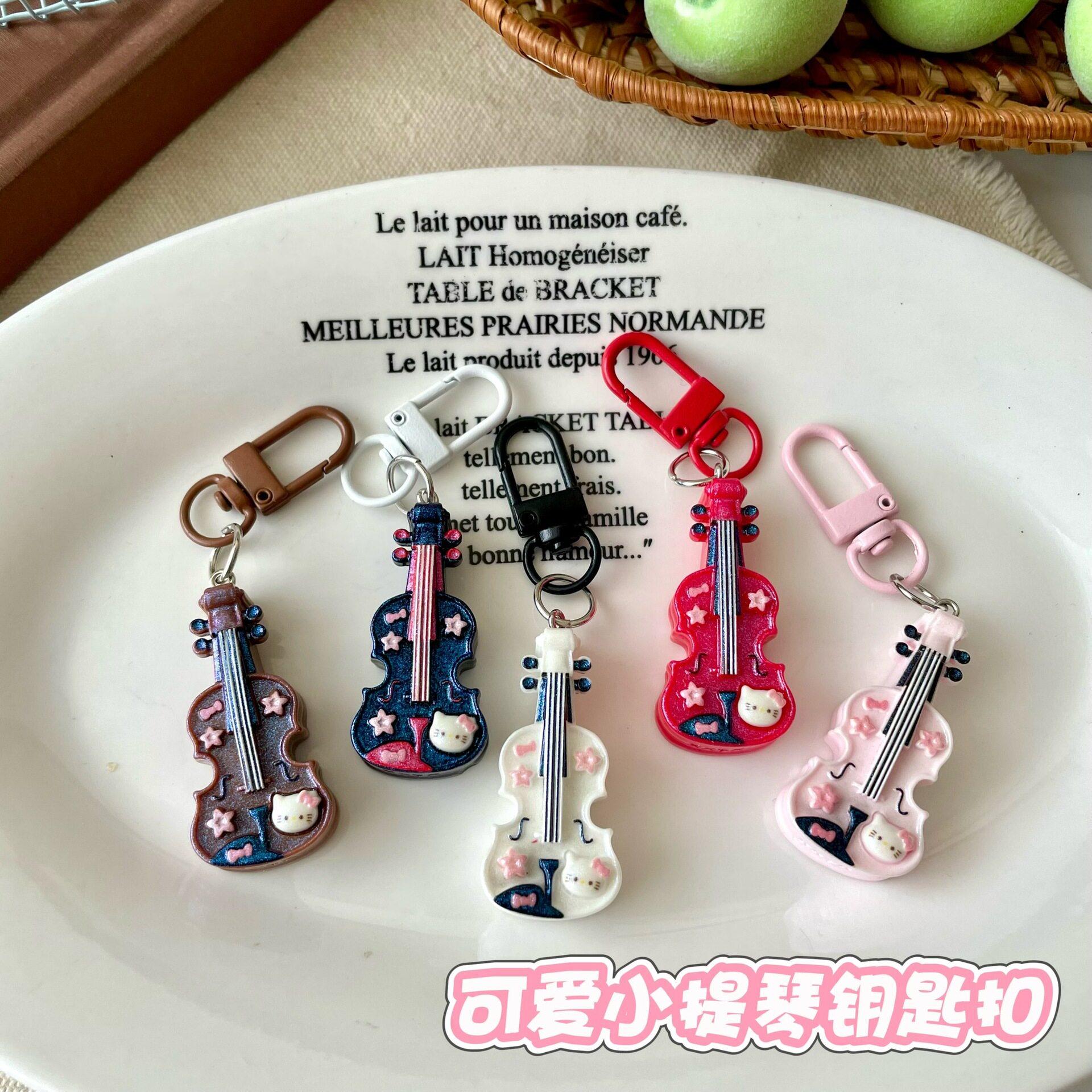小提琴学生钥匙扣 门扣挂饰 小礼品钥匙圈 可爱包包挂件毕业礼物