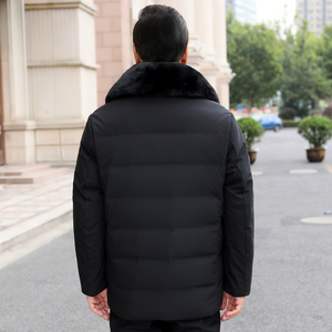 高品质棉服！8813/P140中老年冬季加绒加厚外套爸爸棉衣老年男装图片