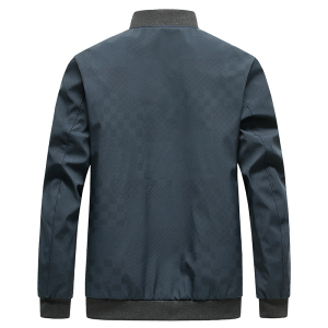 2222/P60 商务男装爸爸秋装中老年薄款外套夹克运动休闲棒球服图片