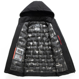 现货主推！383/P78商务男棉服中年爸爸外套中长款棉袄中老年男装，男装棉衣，星座1216