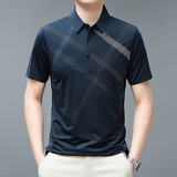 2326/P302023新款短袖T恤男中青年爸爸薄款休闲短袖polo衫，男装Polo衫，星座1216