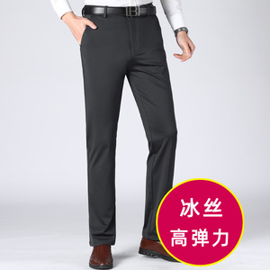 高品质商务休闲裤 706/P39薄款男裤夏季新款爸爸休闲裤子图片