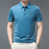 2317/P30夏季半袖商务短袖T恤中青年爸爸薄款休闲短袖polo衫，男装Polo衫，星座1216