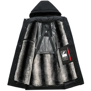 大货主推高品质鹅绒服！!可脱内胆！8306/P215爸爸商务中长款羽绒图片