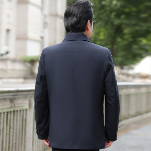 可脱内胆！8909/P210商务绅士羽绒服中老年爸爸工作保暖羽绒衣图片