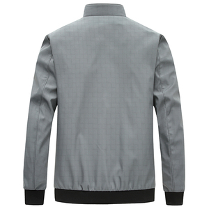 2212/P60 2023秋季新款棒球服外套男爸爸商务休闲夹克中老年外套图片