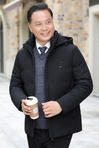 棉衣主推8205/P85爸爸棉衣中老年棉袄老人保暖冬装连帽外套图片