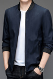 2205/P552023秋装新款棒球服外套男爸爸商务休闲夹克中年外套男，男装夹克，星座1216